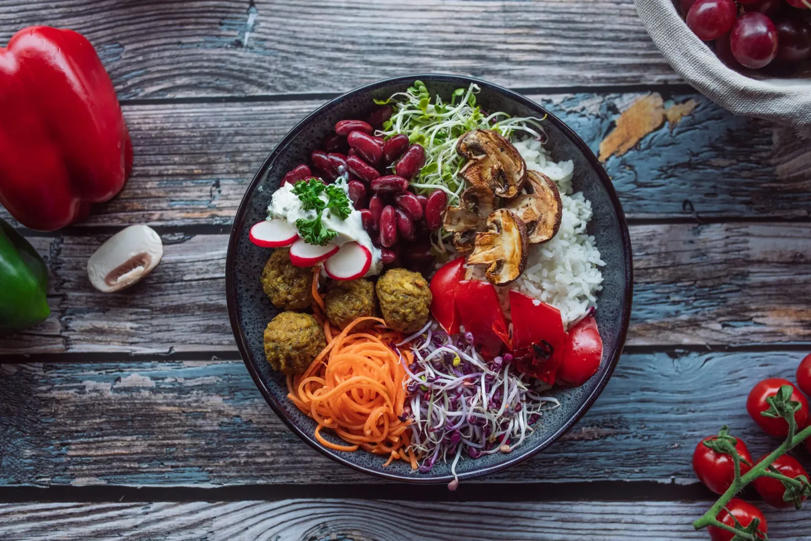 Orientalisches Food Platter Fotografie