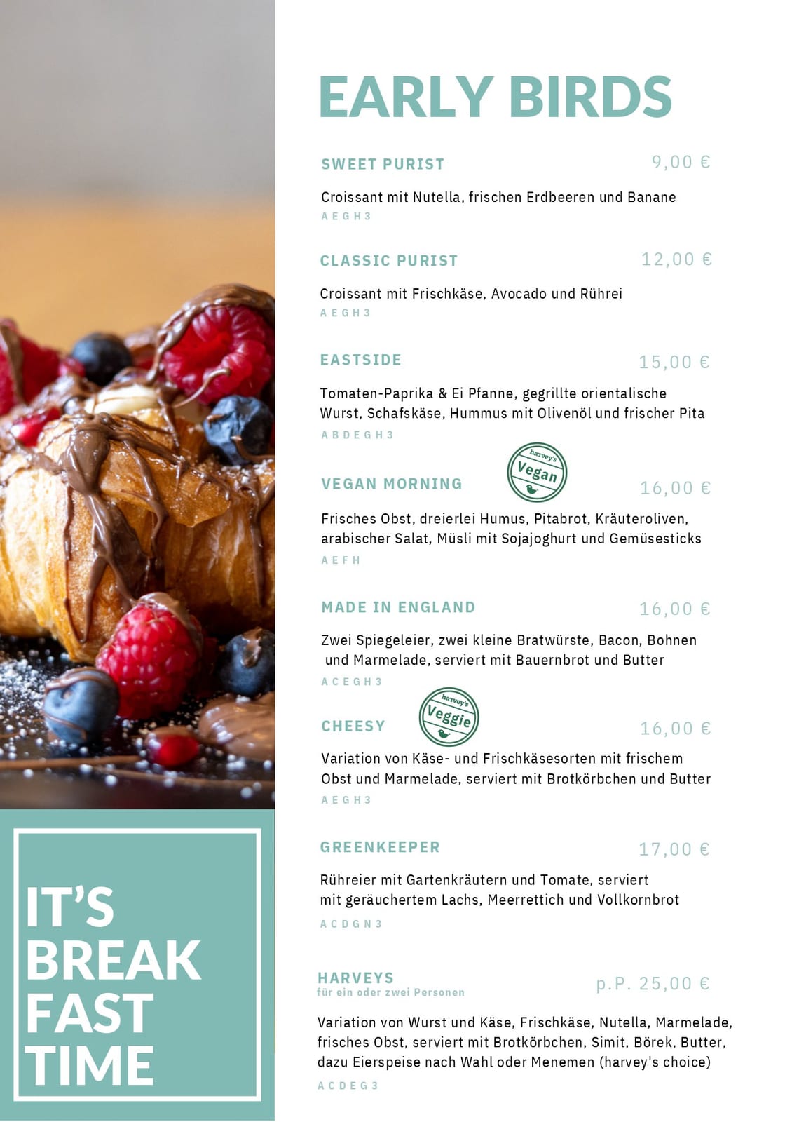 Harvey’s Speisekarte — Bild 9