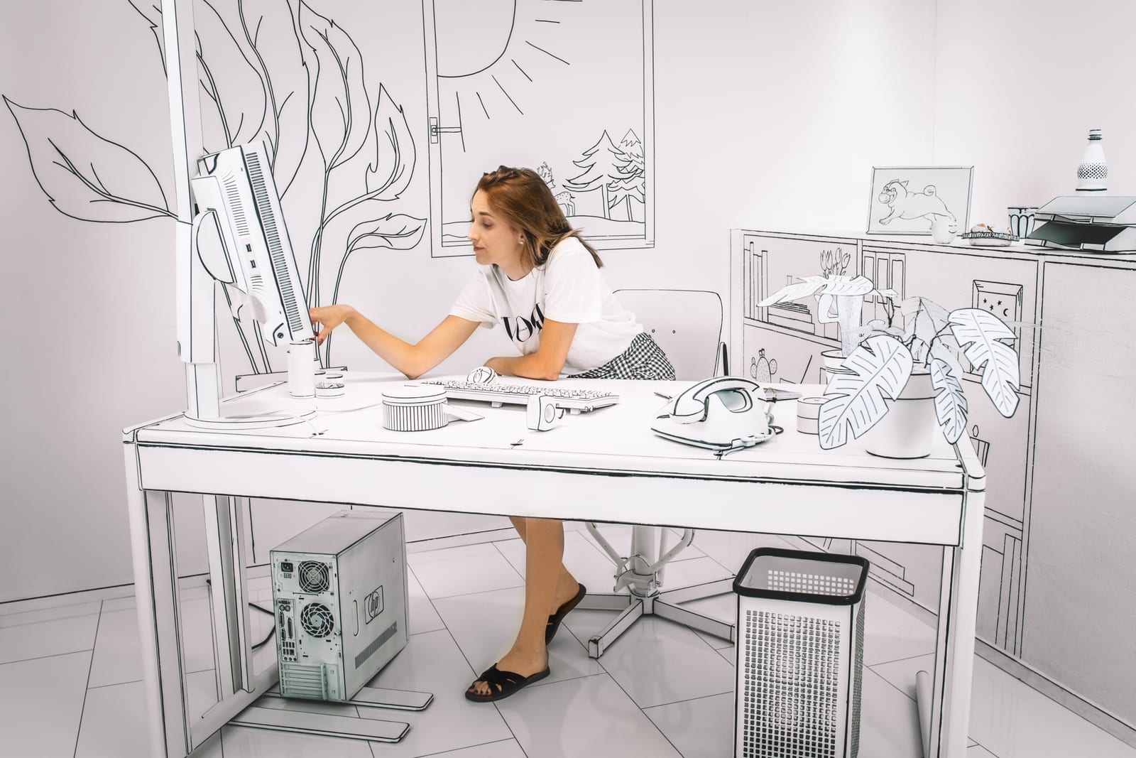 Home Office – Fotoshooting Konzept