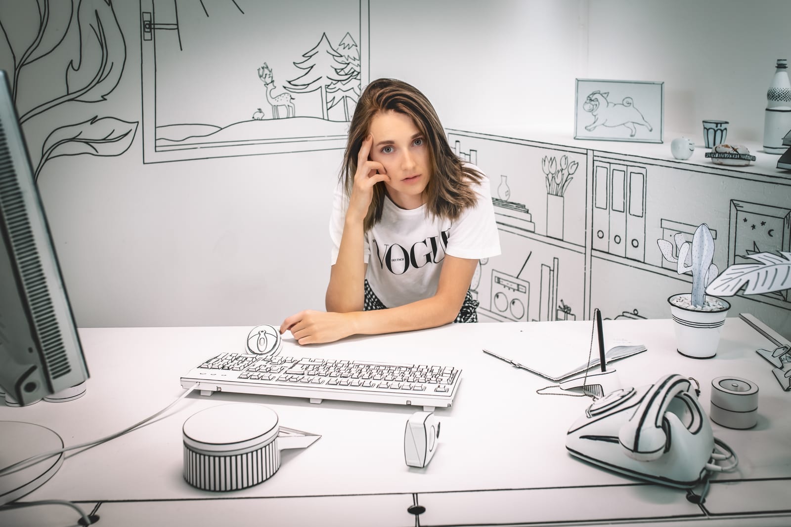 Home Office – Fotoshooting Konzept — Porträtfotografie — Bild 4