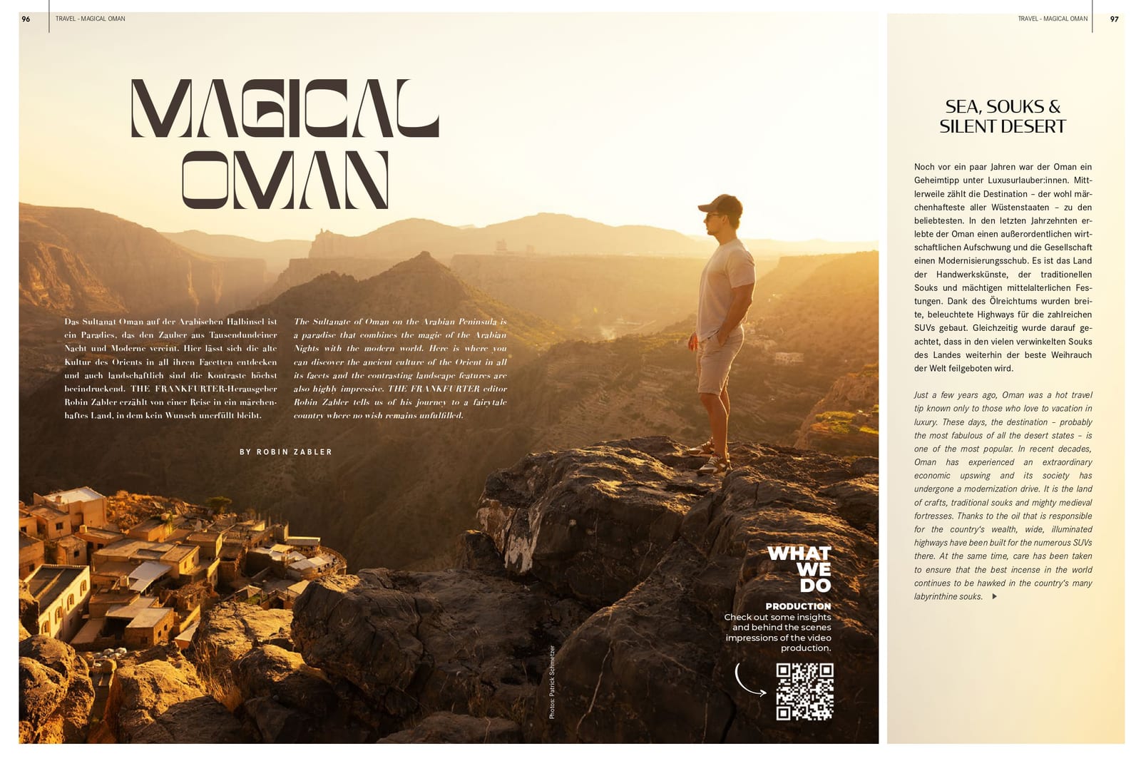 THE FRANKFURTER – MAGICAL OMAN — Fotoproduktion
