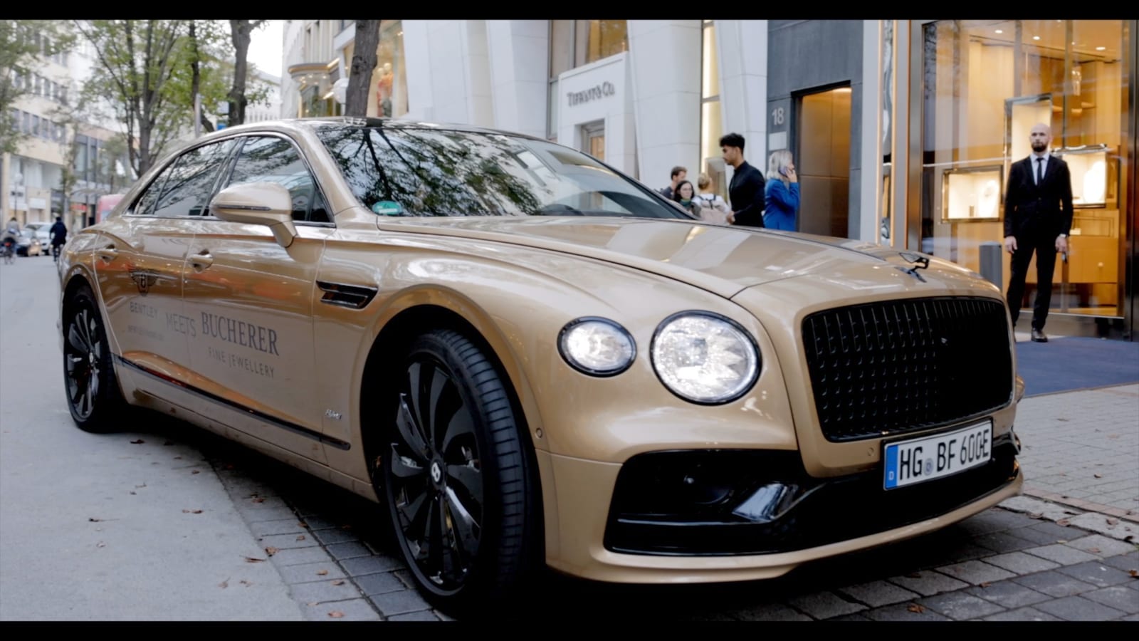 A frame from the grand opening trailer: the Bucherer Fine Jewellery boutique