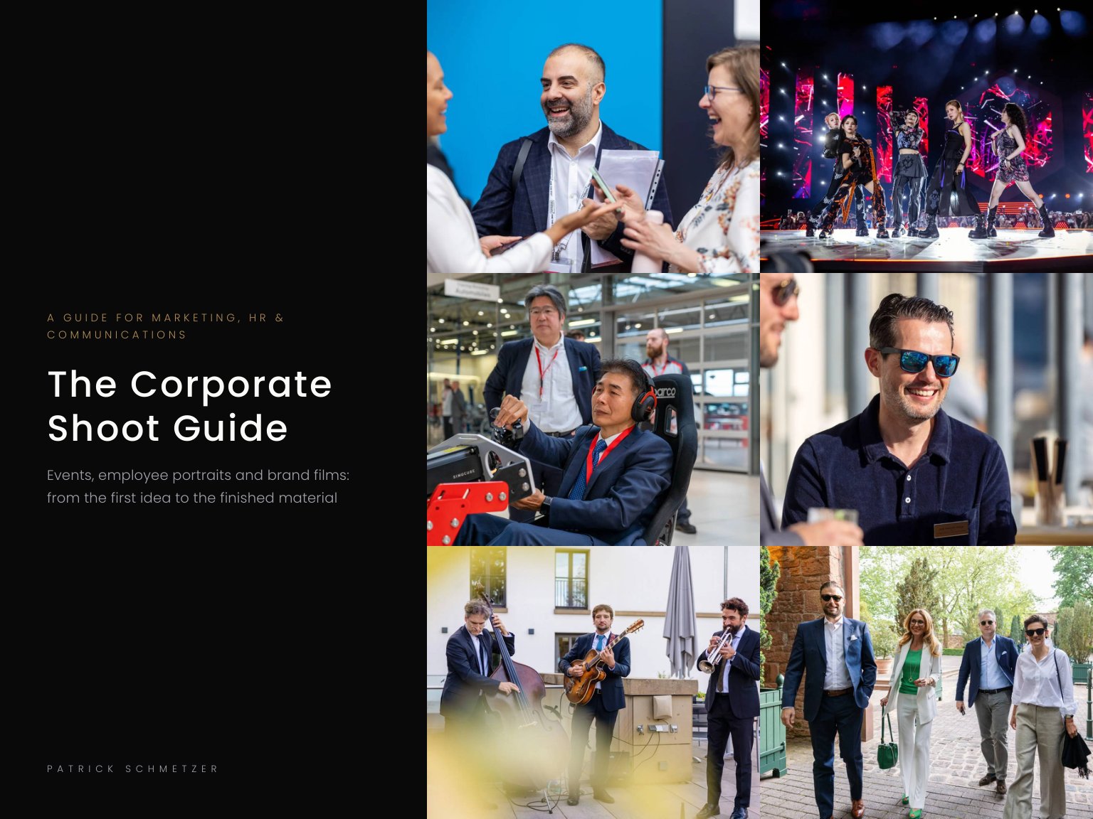 Cover: The Corporate Shoot Guide