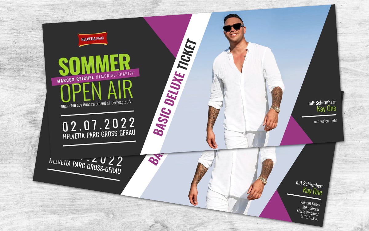 Sommer Open Air Deluxe Ticket Flyer