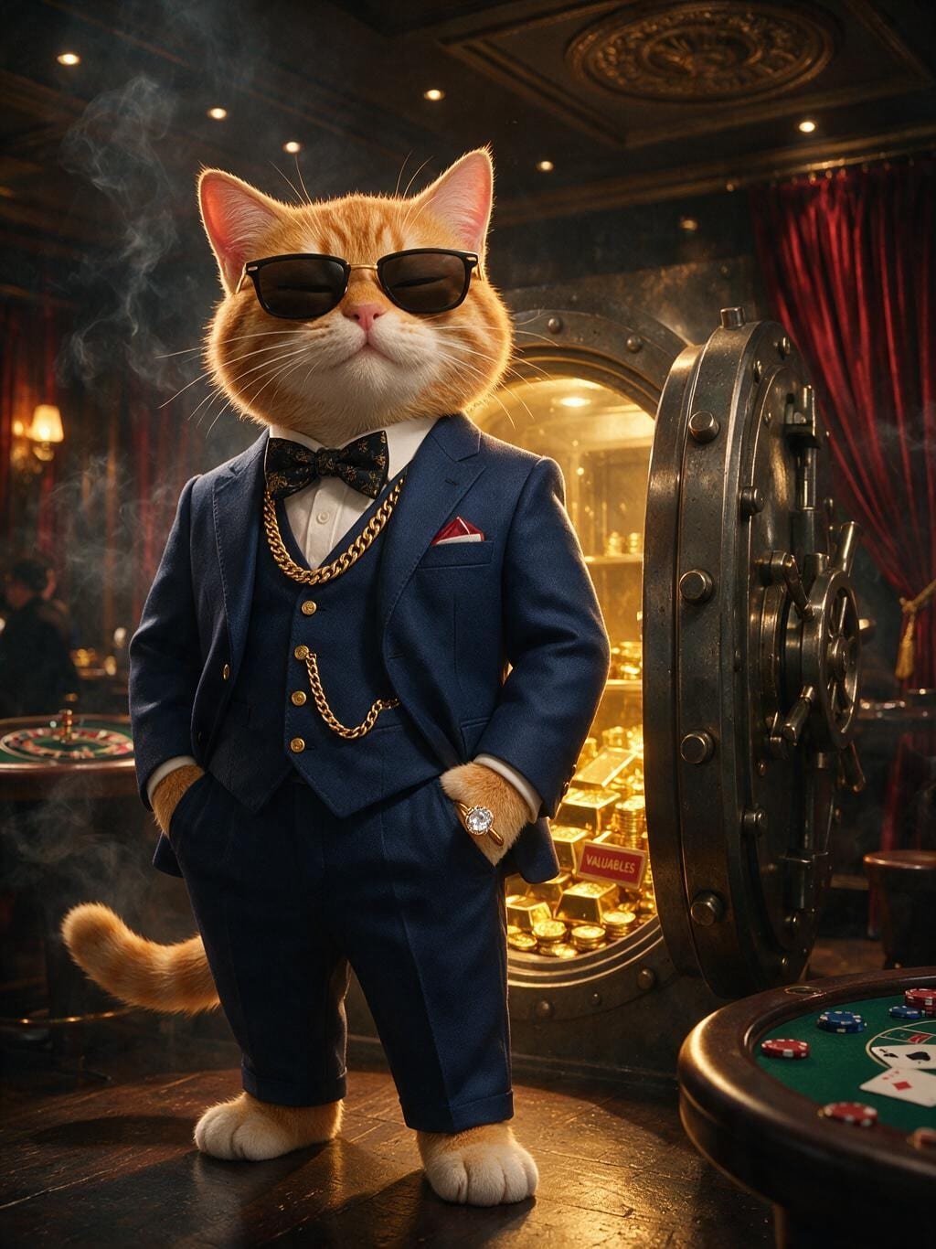 Bank Vault Cat