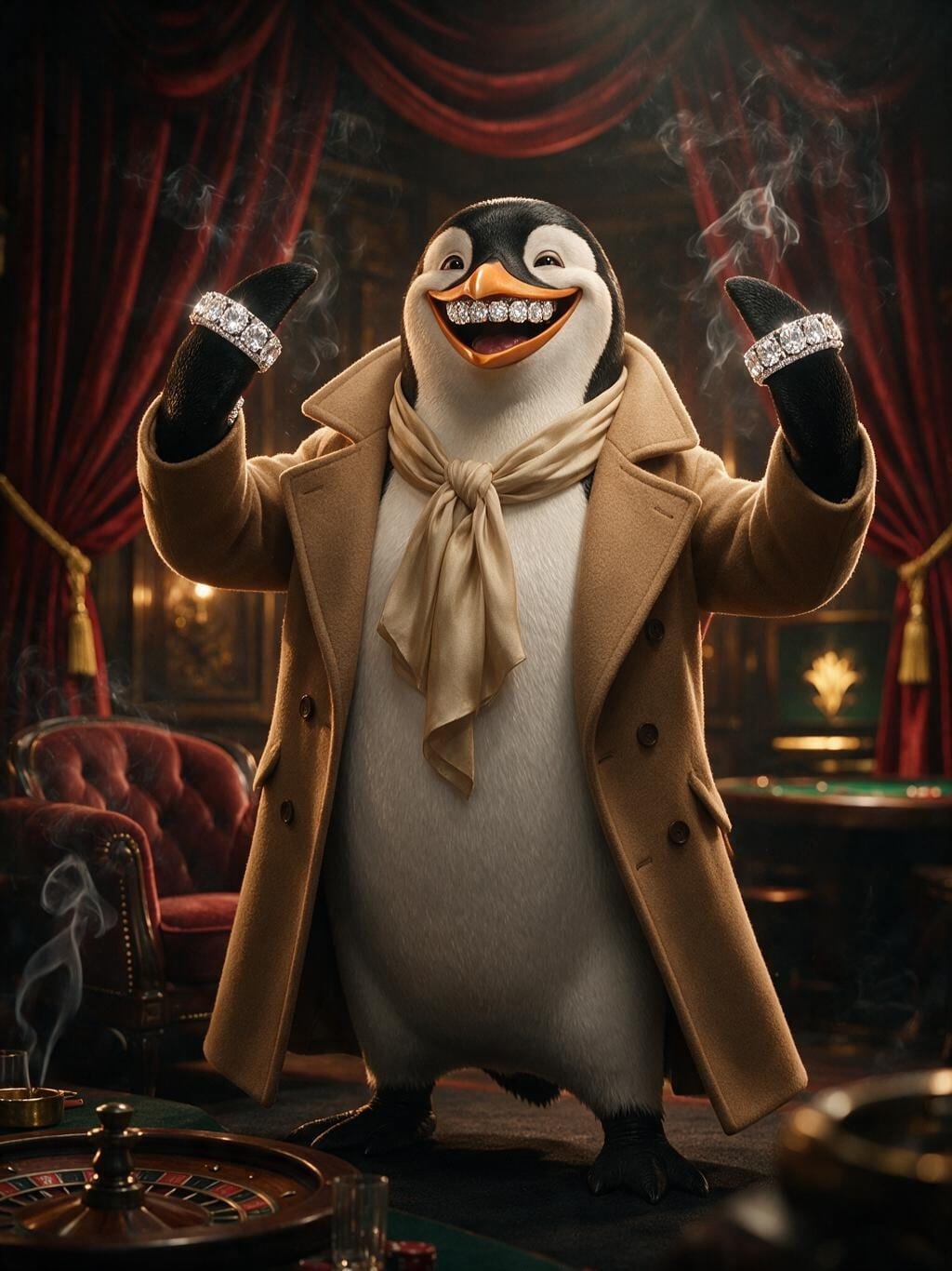 Diamond Hands Penguin