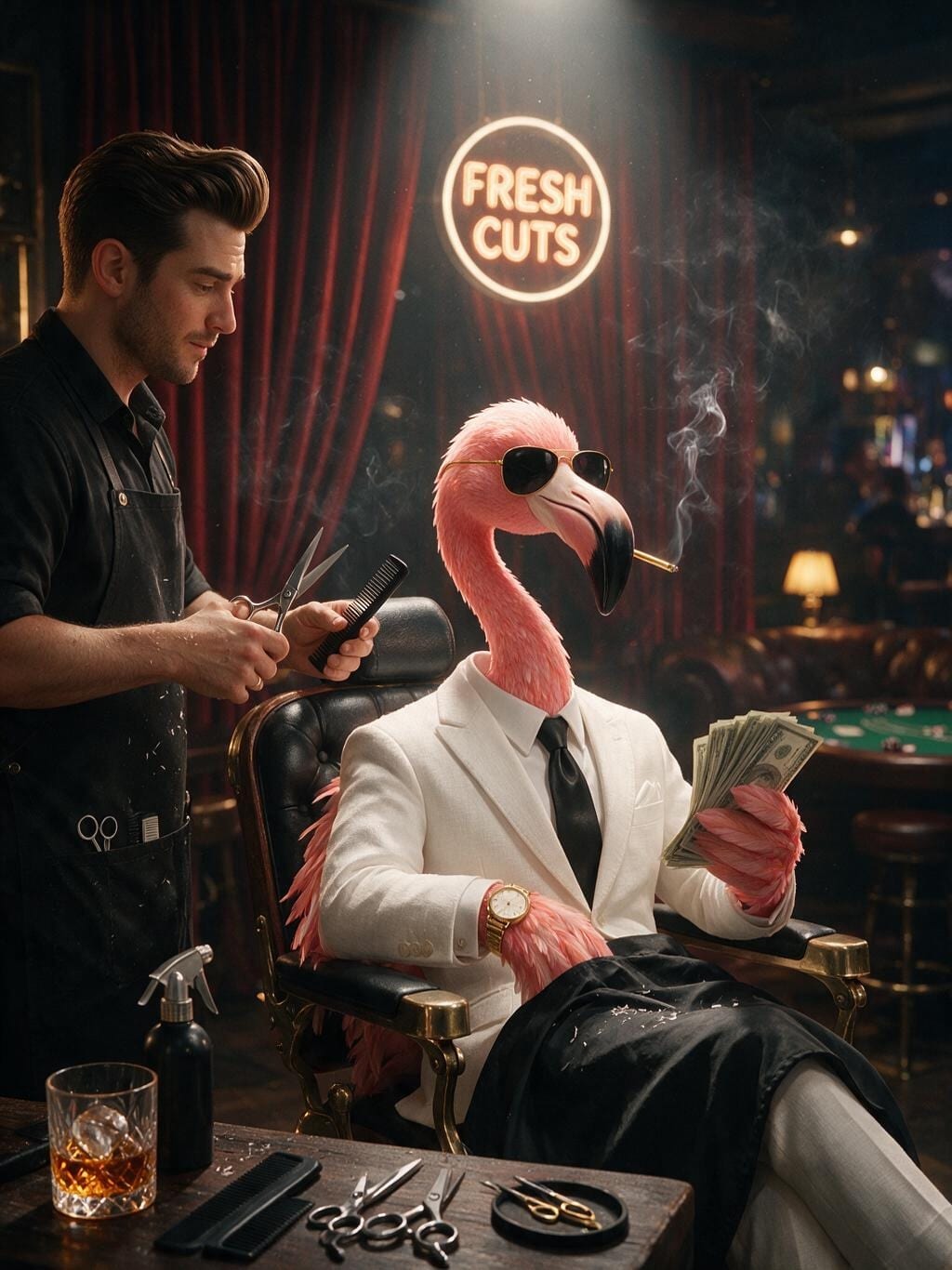 Fresh Cut Flamingo