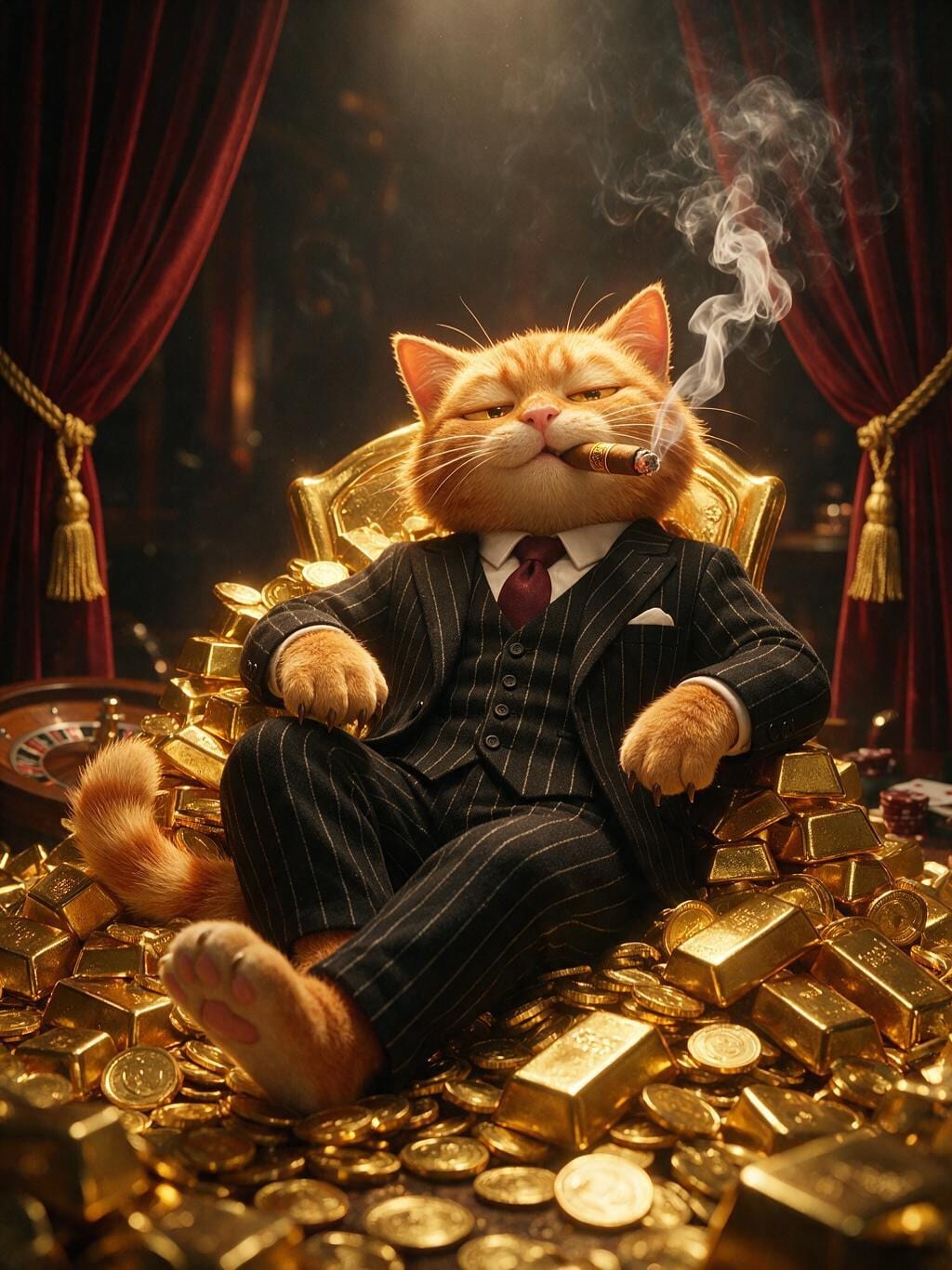 Gold Rush Cat