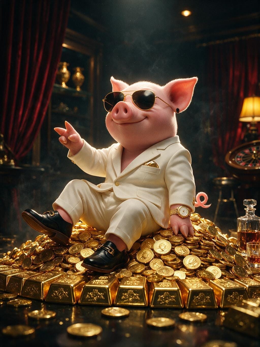 Gold Rush Pig