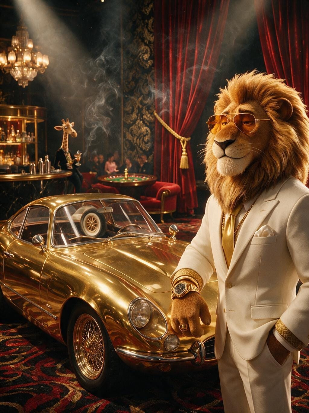Golden Ride Lion