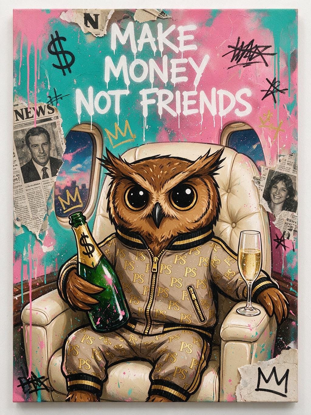 Private Jet Owl