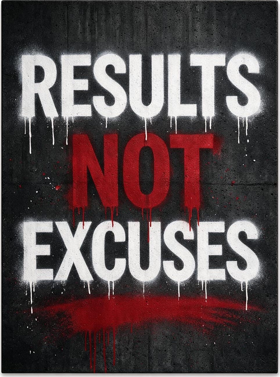 Results Not Excuses · Canvas