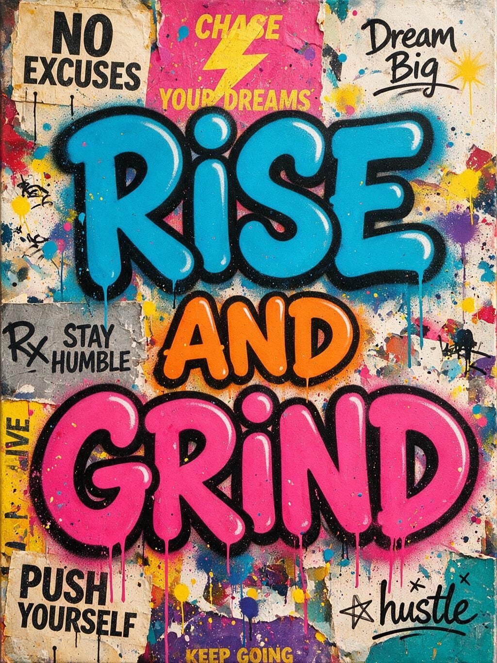 Rise And Grind · Canvas
