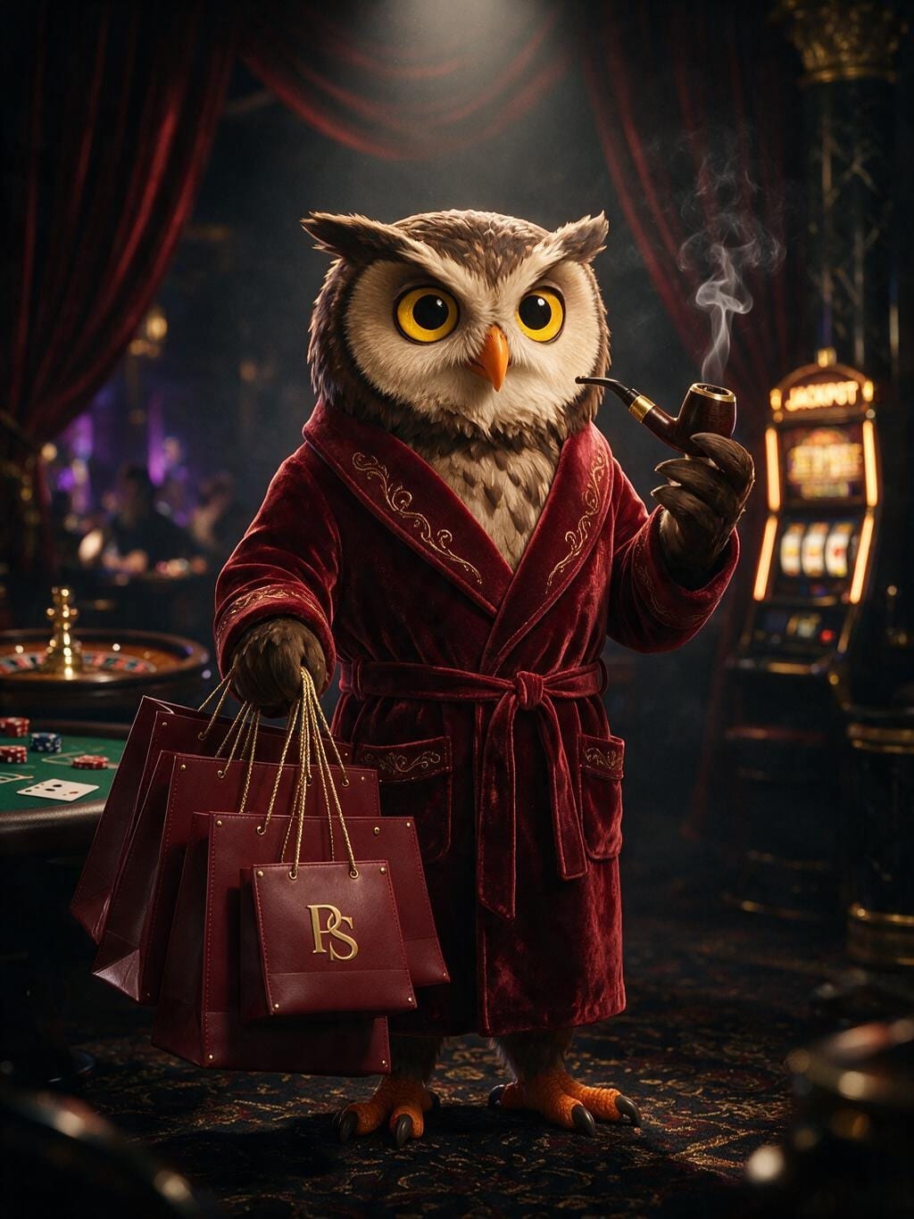 Shopping Spree Owl