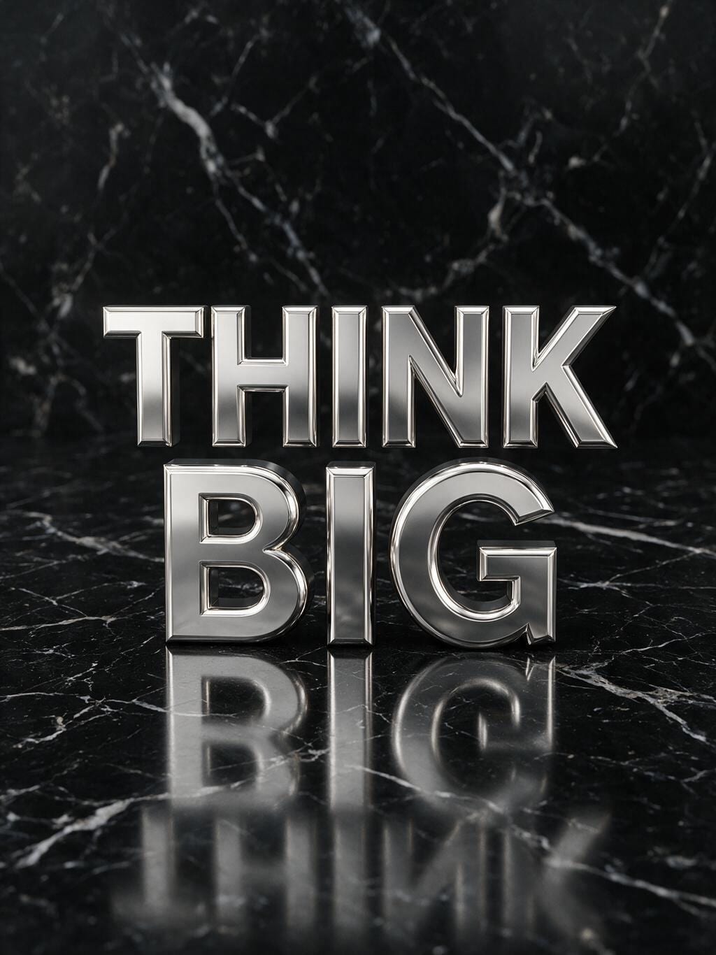 Think Big · Leinwand