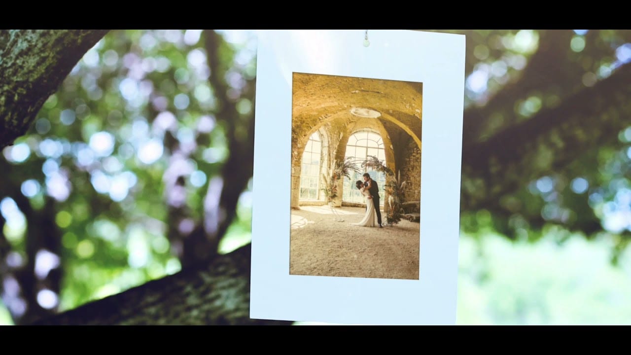Standbild aus einer Hochzeits-Slideshow