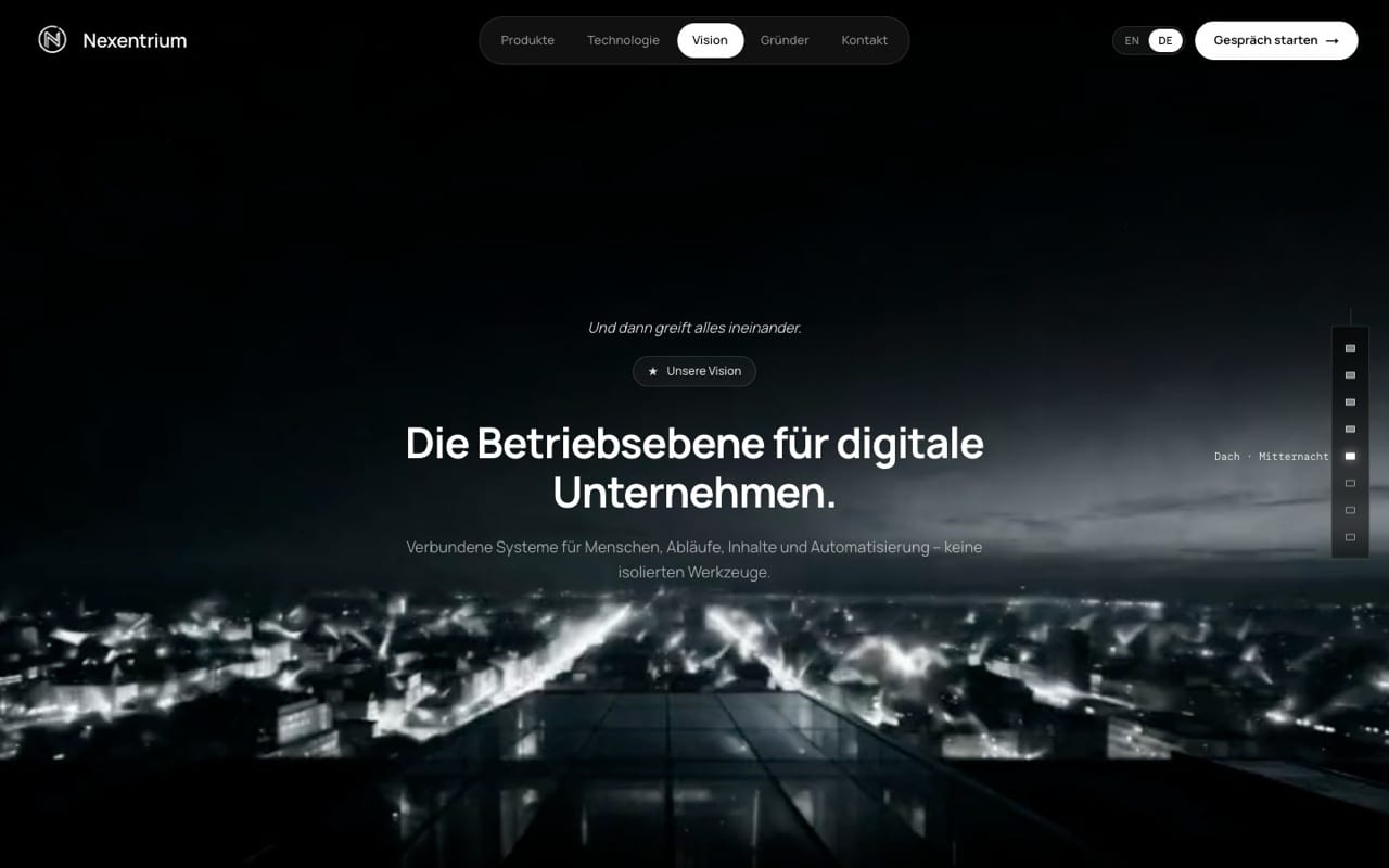 nexentriumtech.com — Die Stadt verbindet sich