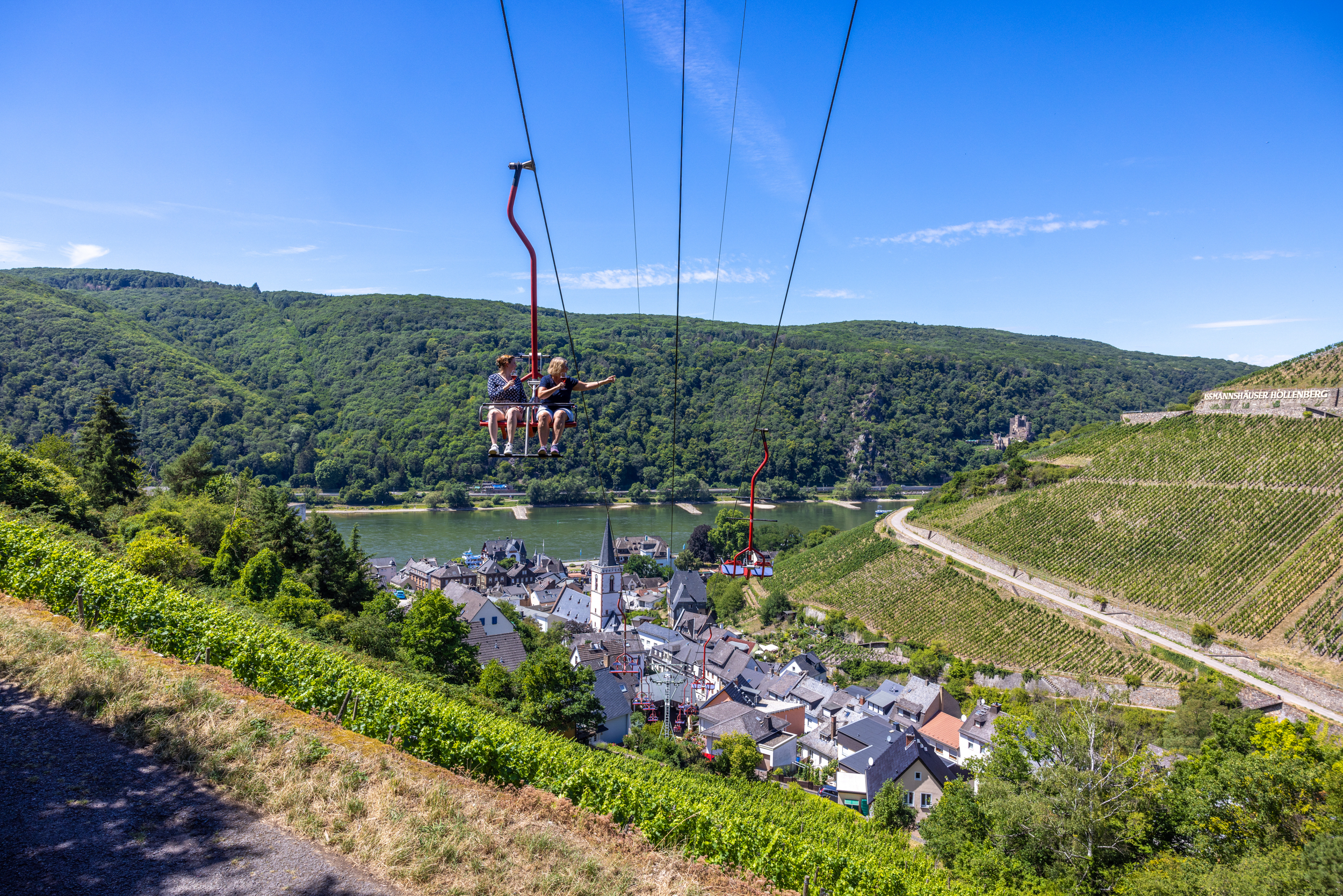 Sessellift 9 Seilbahn Assmannshausen